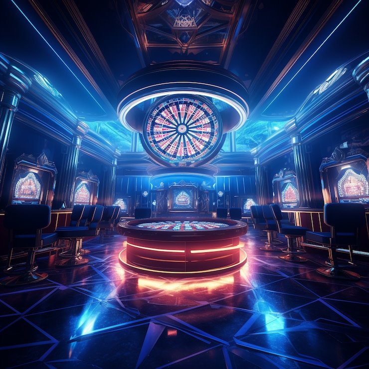 French Roulette wheel and betting layout at joker268 login live studio